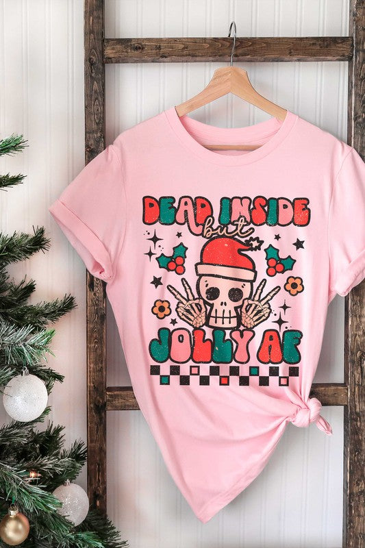 DEAD INSIDE BUT JOLLY AF GRAPHIC TEE